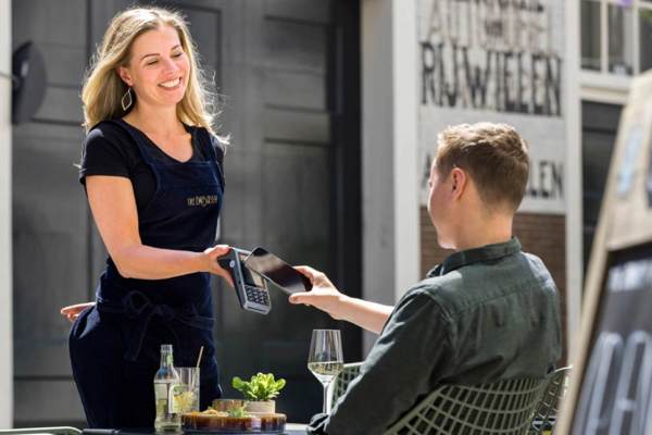 Pinautomaat voor horeca - terras